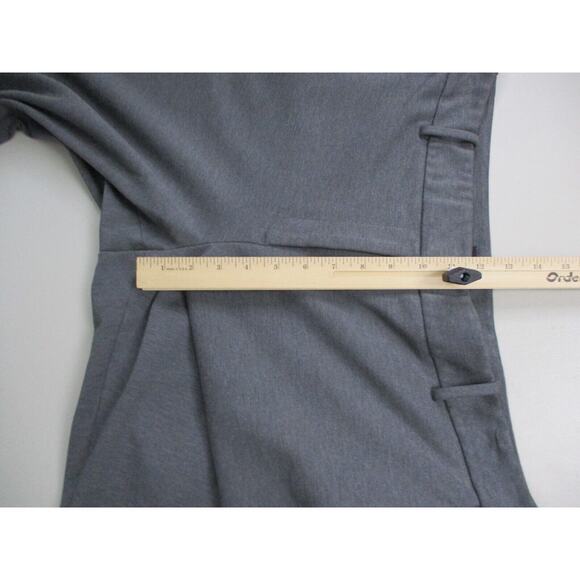 Talbots Soho Pant Womens 18 Heather Gray Career Dress Pants Thick Knit 40x30 - Picture 8 of 13
